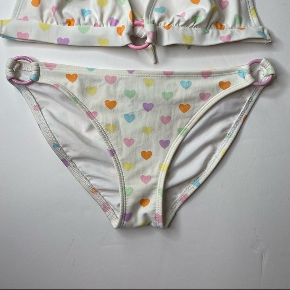 Shoshanna White Hearts Bikini ASO Jessica Simpson Newlyweds Small - Picture 6 of 16